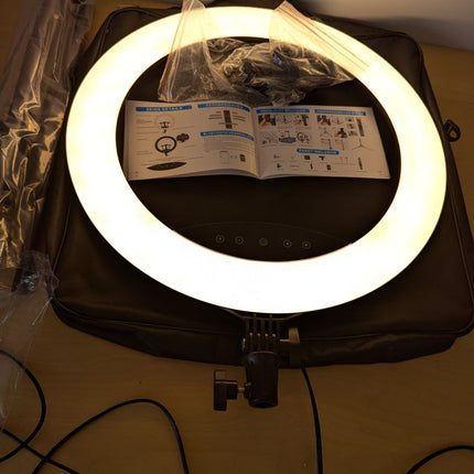 EOTO Light 19 inch LED Ring Light with Tripod Stand, Ring Light with Touch Panel