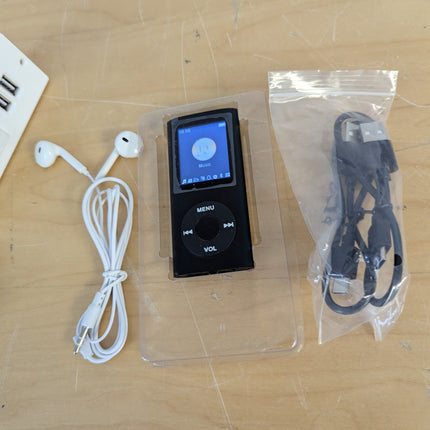 MP3 Player, Portable Lossless Sound Slim MP3 Music Player with Earphone, 1.8 Inc