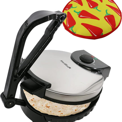 10inch Roti Maker by StarBlue with FREE Roti Warmer - The automatic Stainless St