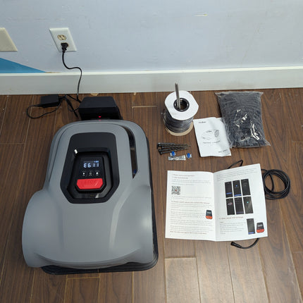 Redkey MGC1000 Robot Lawn Mower for 10800 Sq Ft with 590 ft Boundary Wire, C-ToF Navigation & App Control