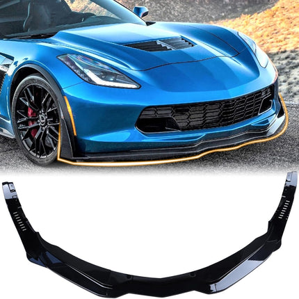 NOPOCA Front Bumper Lip Fit for 2014-2019 Chevy Corvette C7 Z06 & Grand Sport Sp