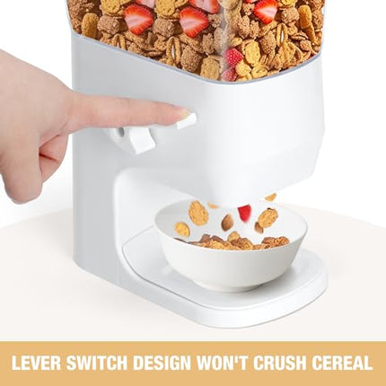 Tokokimo Cereal Dispenser Countertop – 3.2L Cereal Storage Containers Dispenser