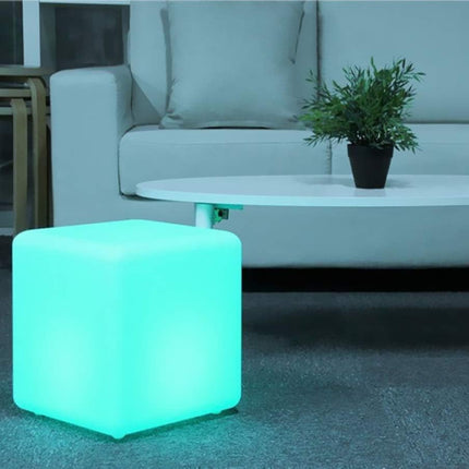 MR.GO 30cm 12-inch Rechargeable LED Cube Light, Color Changing LED Light Cube Se