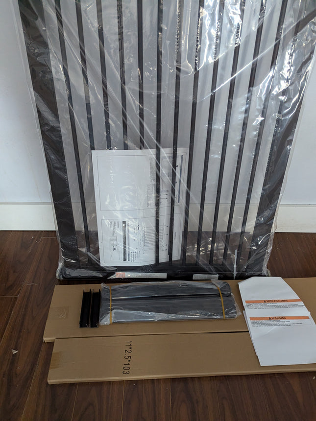 40.5" Extra Tall Baby Gate, 29.6"-32.5" Extra Wide Dog Pet Gate Pressure Mounted