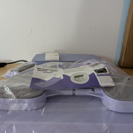 AMAZINGHOME Purple Foldable Pilates Board & Reformer Machine - 300lbs Capacity P