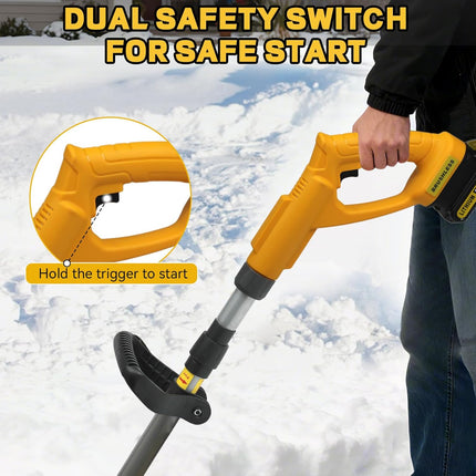 Cordless Snow Shovel Compatible with Dewalt 20V Max Battery, 11" Electric Snow B