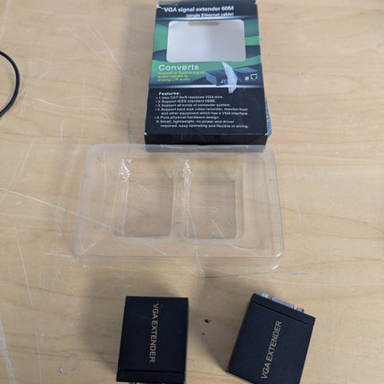 Generic VGA Extender High Definition Transmitter Receiver for Monitor Hard Disk