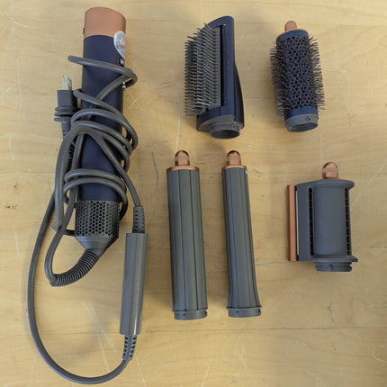 Dyson Airwrap Multi-Styler Complete Long for Long Hair, Dark Blue/Copper, 5 Attachments (No Soft Brush)