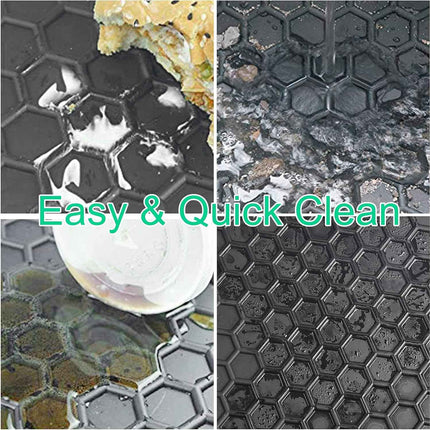 Matericuo Car Floor Mats Custom Fit for Tesla Model 3 2017-2023 Full Black Rubbe