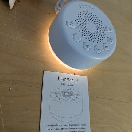 Easysleep Sound White Noise Machine with 25 Soothing Sounds and Night Lights Sou