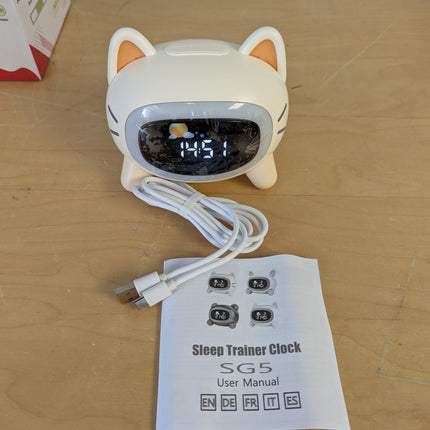 ANALOI Kids Alarm Clock Ok to Wake Alarm Clock for Kids, Toddlers Night Light Cl