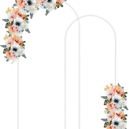 Metal Arch Backdrop Stand Wedding Balloon Arch Stand Set of 2 (5FT,6FT) for Indo