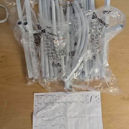 Metal Arch Backdrop Stand Wedding Balloon Arch Stand Set of 2 (5FT,6FT) for Indo