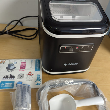 ecozy Smart Ice Makers Countertop, Portable Ice Maker with App Remote & Voice Co
