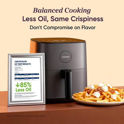 Cosori 5 Qt Air Fryer 9-in-1, Up to 450°F, Quiet Operation, Nonstick