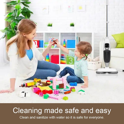 Torder Steam Spin Mop, Floor Scrubber Steam Mop for Hard Floors Deep Cleaning, 2