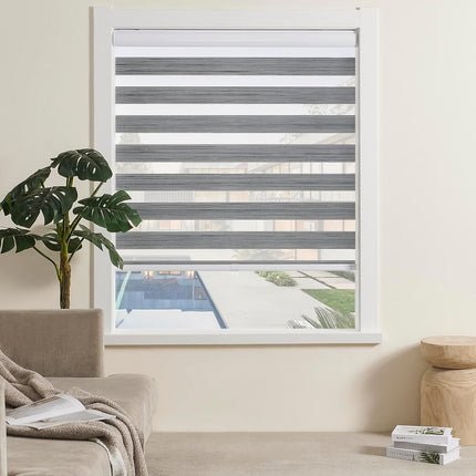 JIANGPIN TEXTILE Cordless Zebra Blinds Window Blind Zebra Shade Blinds for Windo