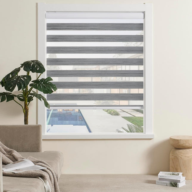 JIANGPIN TEXTILE Cordless Zebra Blinds Window Blind Zebra Shade Blinds for Windo