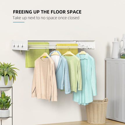 Drying Rack Clothing,Clothes Drying Rack Wall Mounted,Laundry Drying Rack Wall M