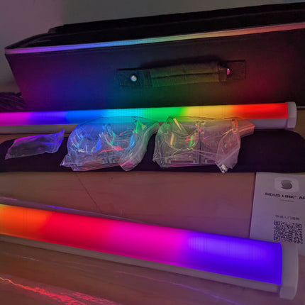 Aputure Amaran PT2c 2 Light Kit,Pixel Tube Light,8 RGBWW Pixels Tube LED,16W Pow