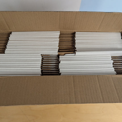 RLAVBL 9x6x2 Shipping Boxes Set of 50, White Corrugated Cardboard Box for Packin