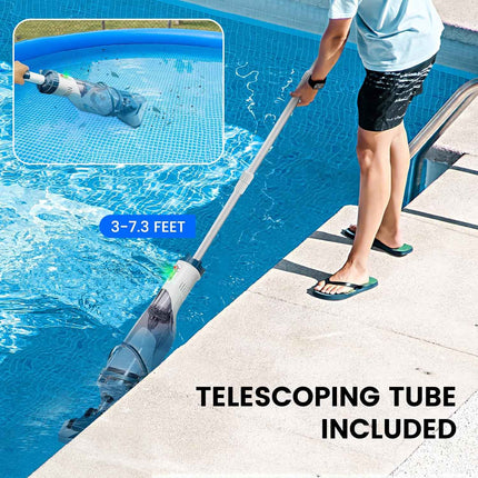 Enhulk Pool Vacuum for Above Ground Pool with Powerful Suction up to 18.5 gallon