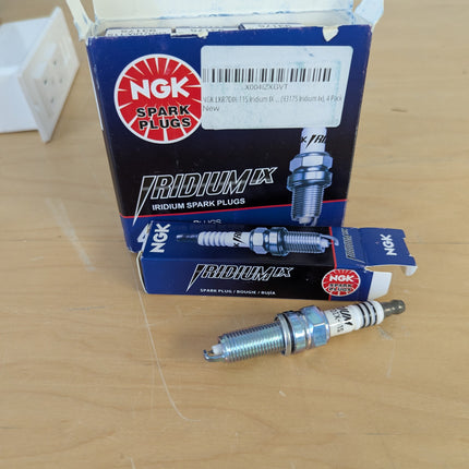 NGK LKR7DIX-11S Iridium IX Spark Plug (93175 Iridium Ix), 4 Pack