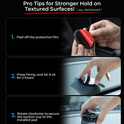MRGLAS 2026 Upgraded Vacuum Suction Phone Holder for Car, Magsafe Car Phone Hold