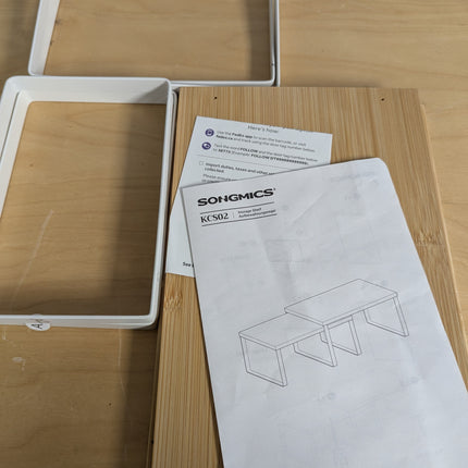 SONGMICS Cabinet Organizer Shelf, Set of 2 Kitchen Counter Shelves, Kitchen Stor