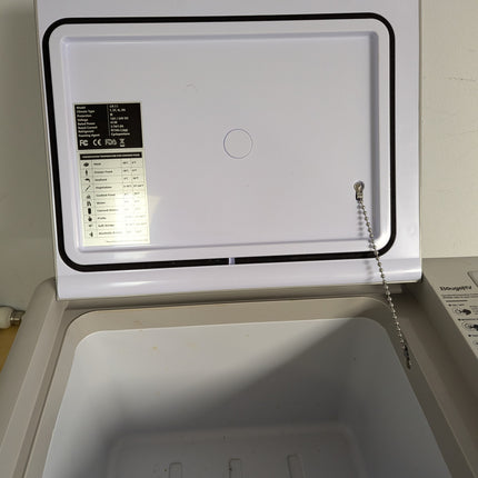 BougeRV 12 Volt Refrigerator With Cover 12V Car Fridge 30 Quart Portable Freezer