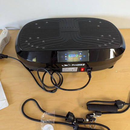 FLYBIRD Vibration Plate Exercise Machine, 120 Adjustable Speed High Intensity Vi
