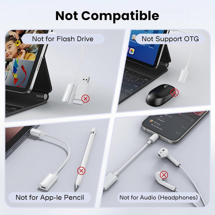 Deeyaple USB-C to Lightning Adapter, USB C to Lightning Cable Adapter, Compact a