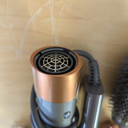 Dyson Airwrap Multi-Styler Long Complete for Long Hair, Nickel/Copper, 5 Attachments (No Soft Brush)