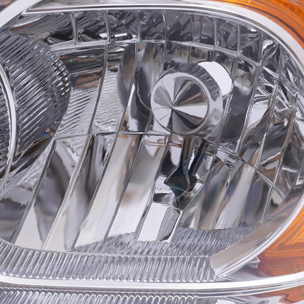 EnSyuSuMa Headlight Assembly Pair for Toyota RAV4 2009-2012, Left Driver & Right Passenger Side, Halogen, Clear Lens