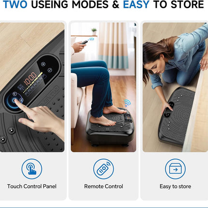 Vibration Plate Exercise Machine Weight Loss, Full Body Workout Vibration Plate