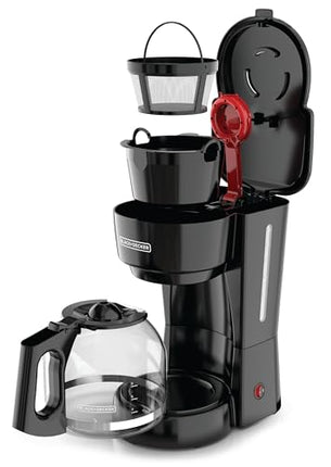 BLACK+DECKER CM0916B 12 Cup Vortex Coffee Maker with Permanent Filter