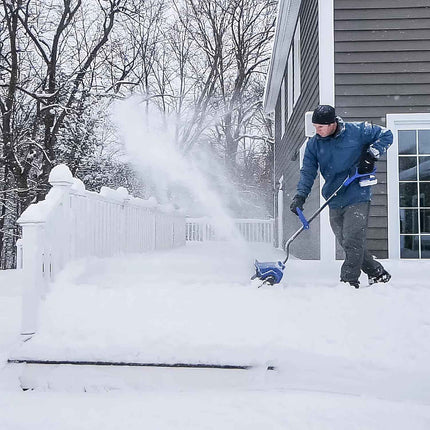 Snow Joe 24V Cordless Electric Shovel Kit w/ 4Ah Battery & Charger, 13″ Clearing