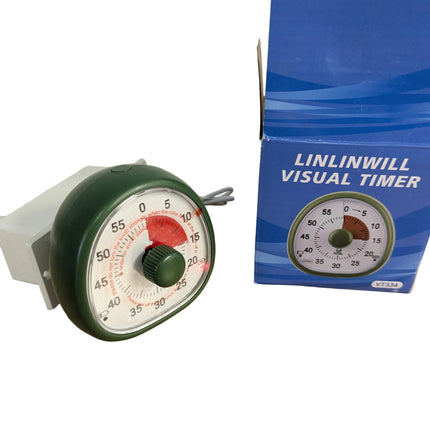 Linlinwill Rechargeable Visual Timer for Kids, Adjustable Volume & Alarm Duratio