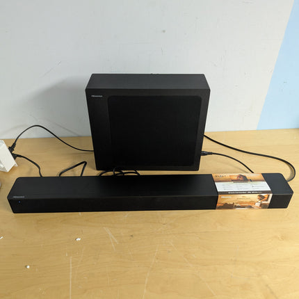 Incomplete — Hisense HS2100 2.1 Channel 240W Soundbar with Wireless Subwoofer, Dolby Audio