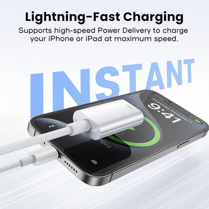 Deeyaple USB-C to Lightning Adapter, USB C to Lightning Cable Adapter, Compact a