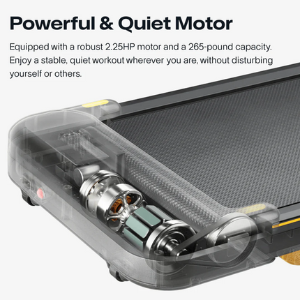 UREVO Strol 2E Smart Treadmill: Compact 2.25HP Foldable Treadmill