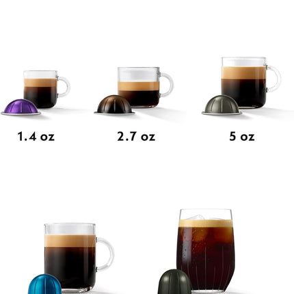 Coffee and Espresso Machine by Breville Nespresso Vertuo Pop+