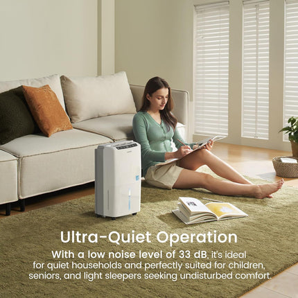 Waykar 2,000 Sq. Ft Energy Star Dehumidifier for Home and Basements, with Auto o