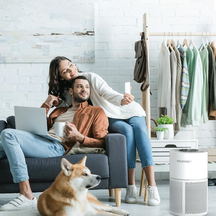 AIRJOWSET Air Purifiers for Bedroom, Smart Wi-Fi Air Purifiers for Home Large Ro