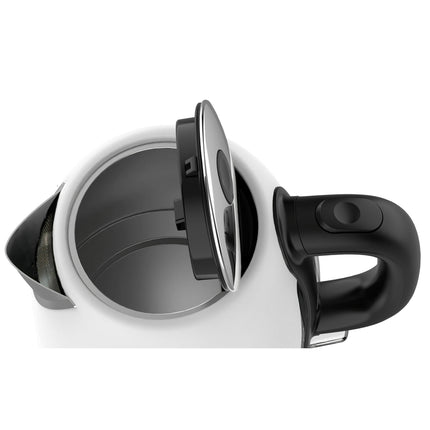Westinghouse 1.7L Electric Steel Kettle - Matte White, Durable Steel Body Constr