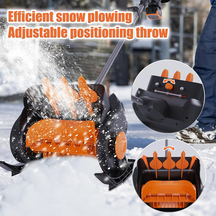 24V 4Ah Electric Snow Shovel Cordless Snow Blower Cordless Snow Shovel with Batt