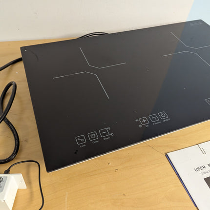 VBGK Double Induction Cooktop, 4000W Countertop Burner Hot Plate with 2 Burner,