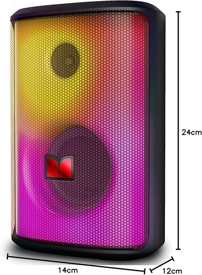 Monster Sparkle Bluetooth Speaker Loud, 120W Peak Portable Speaker with Powerful