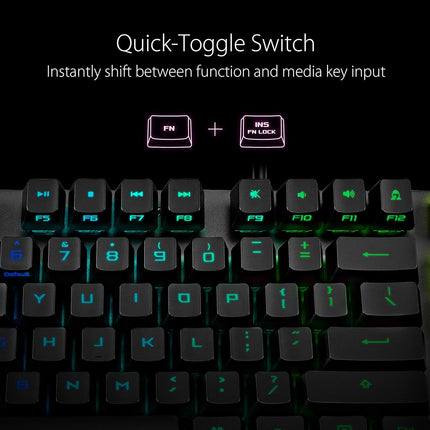 ASUS ROG Strix Scope RX – Mechanical Gaming Keyboard with Red Optical