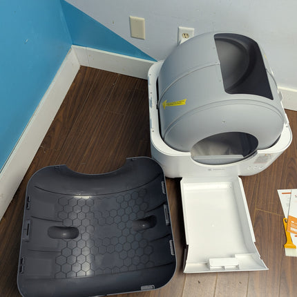 EYESUN 76L Self-Cleaning Cat Litter Box with App Control, 13L Waste Bin, Safety Sensors & Odor Control